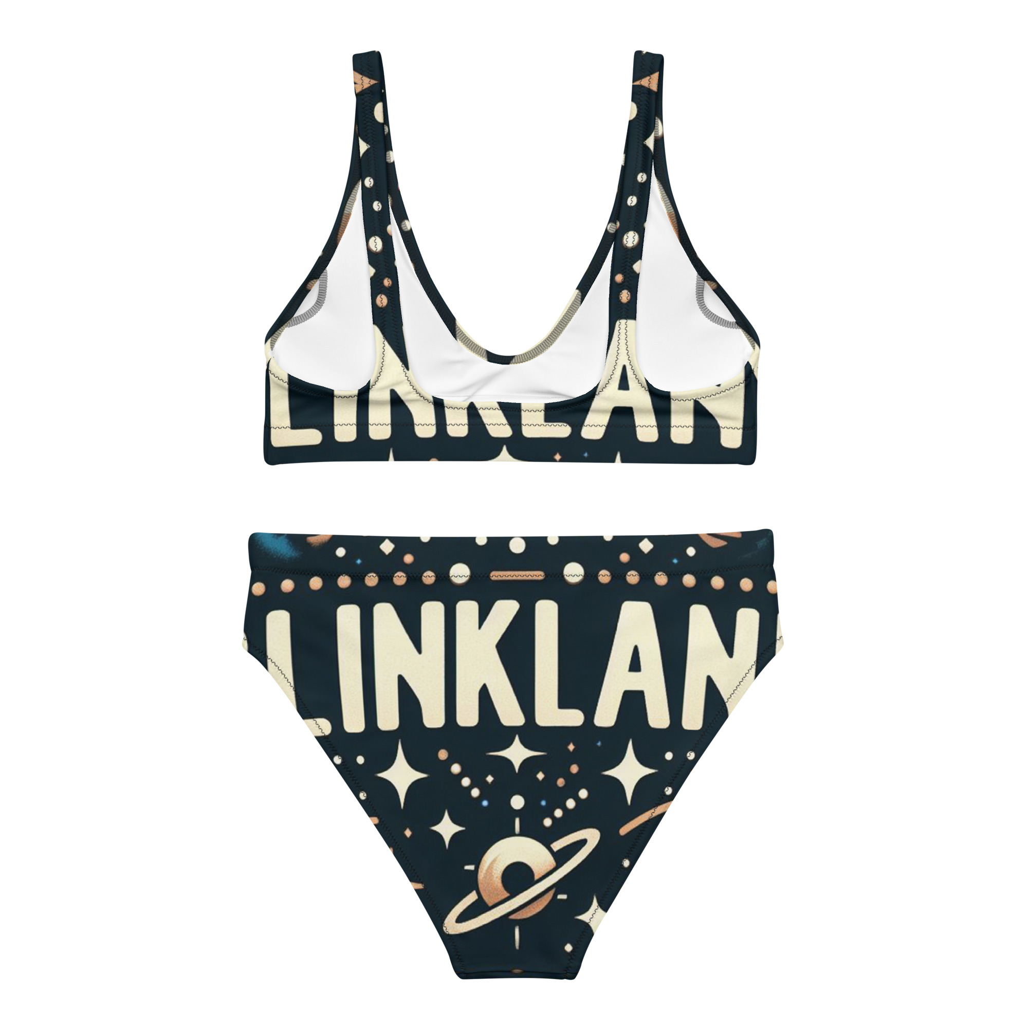Bikini reciclado talle alto all over BlinkLand - Imagen 7
