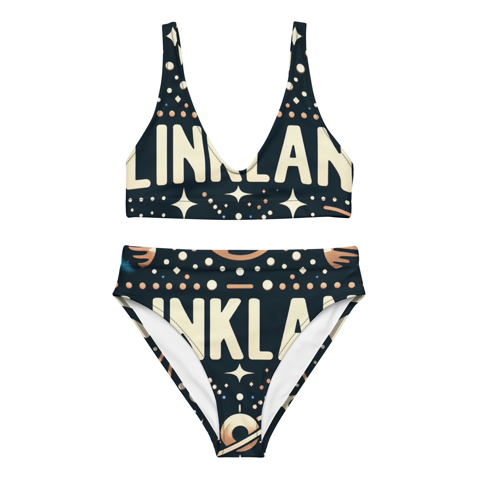 Bikini reciclado talle alto all over BlinkLand - Imagen 6