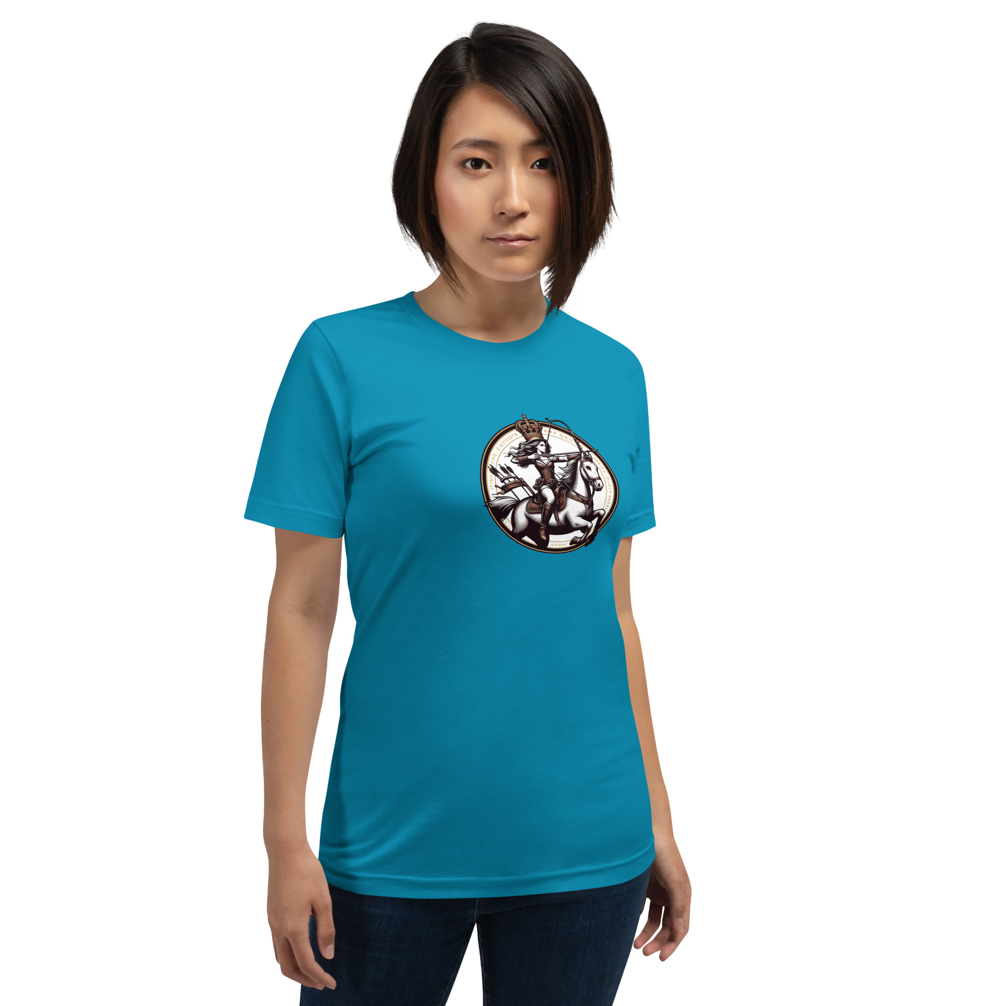 Camiseta de manga corta unisex con logo de Imperio Rosalía estampado. - Imagen 19