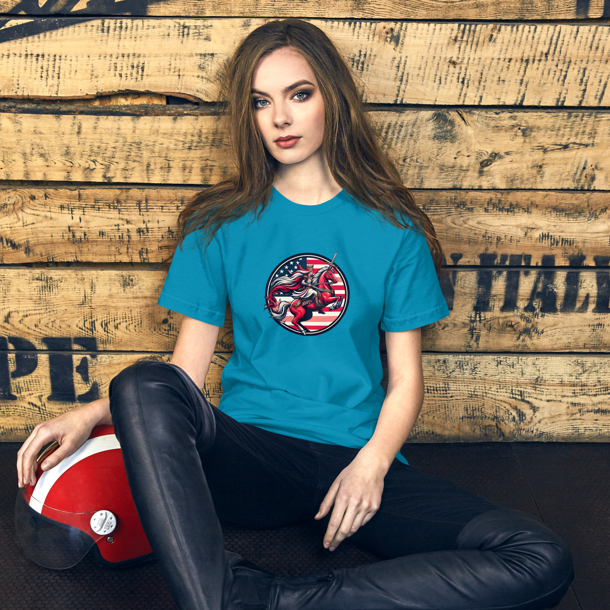 Camiseta de manga corta unisex con logo de Imperio Ariana estampado. - Imagen 5