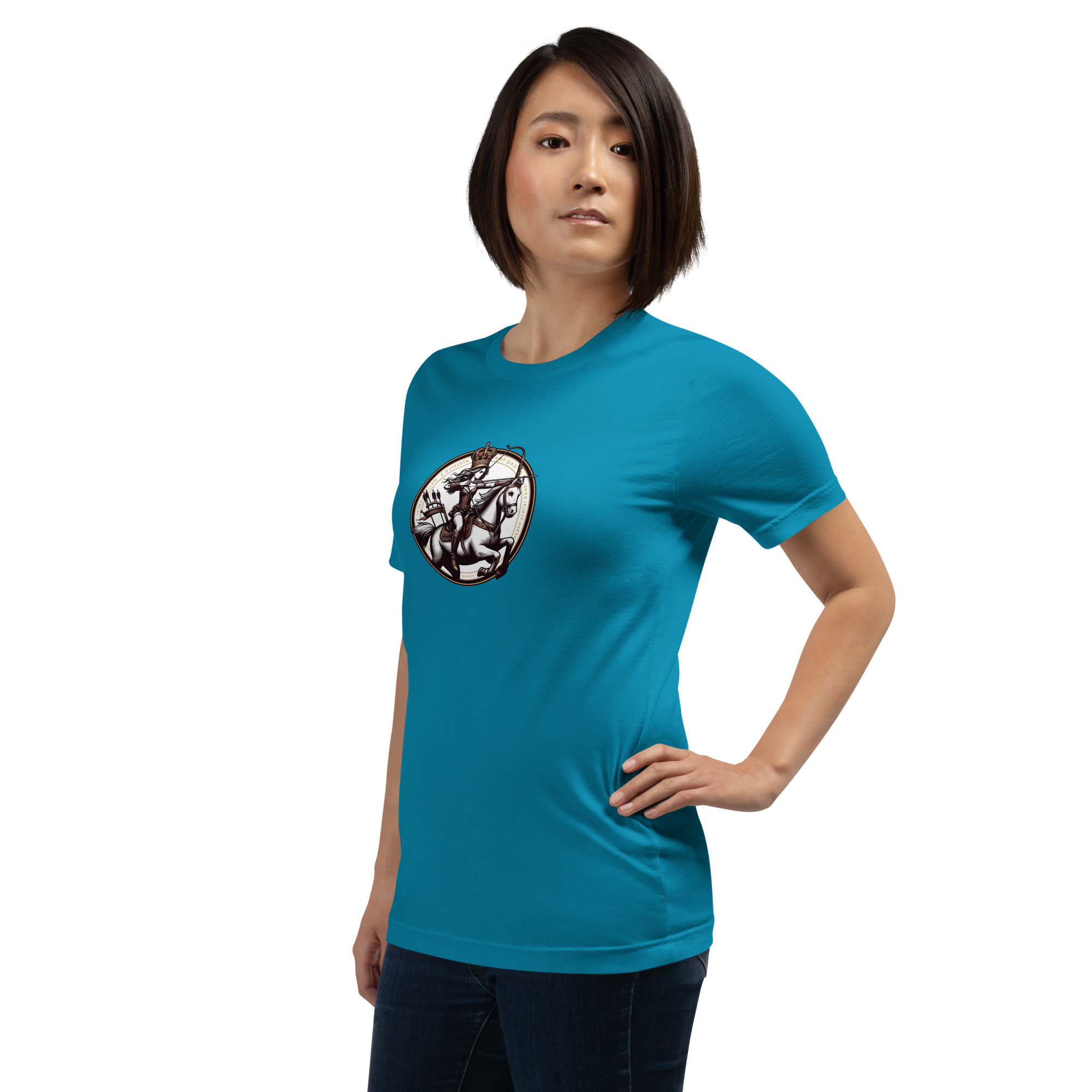 Camiseta de manga corta unisex con logo de Imperio Rosalía estampado. - Imagen 22