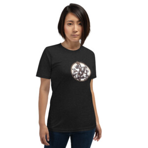 Camiseta de manga corta unisex con logo de Imperio Rosalía estampado.
