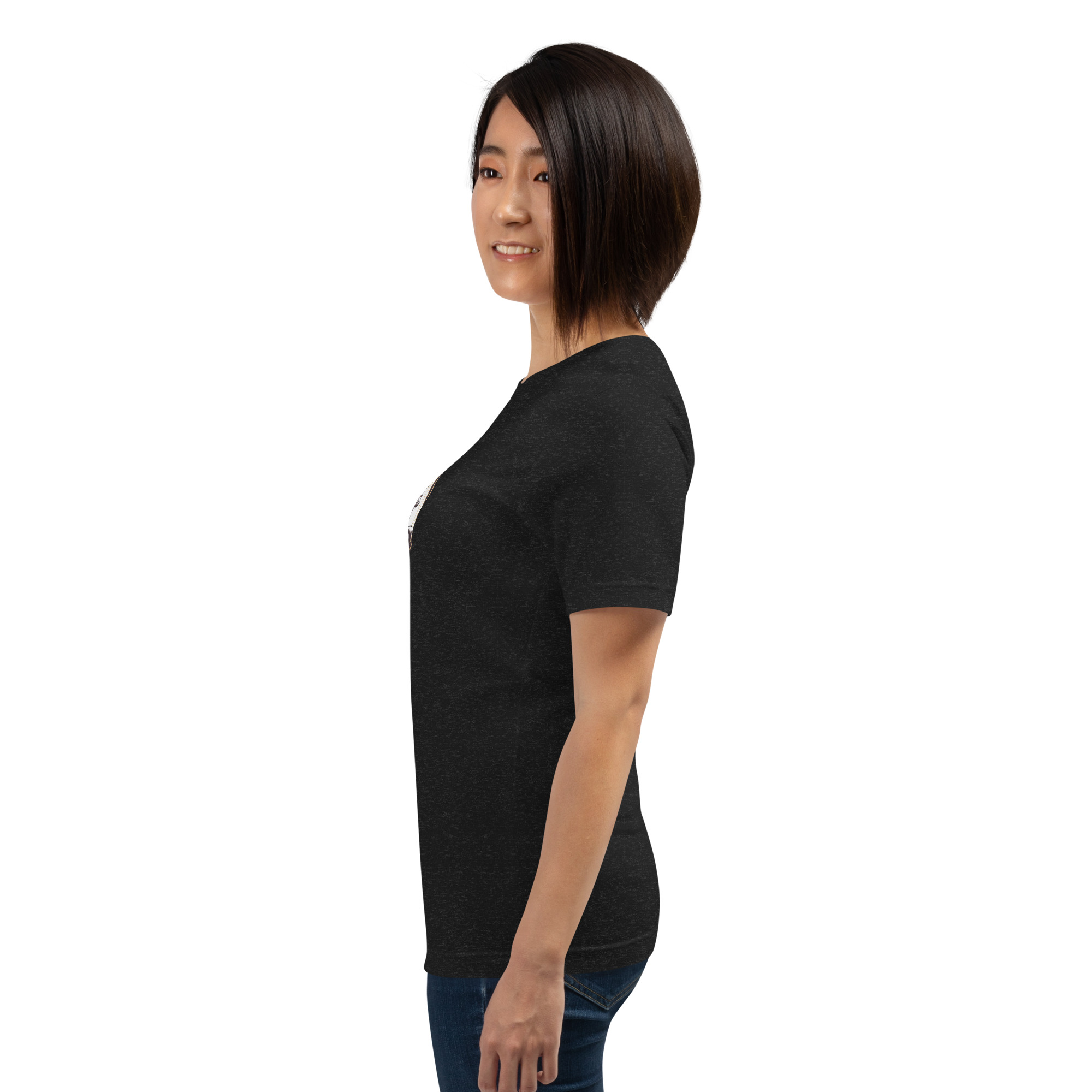 Camiseta de manga corta unisex con logo de Imperio Rosalía estampado. - Imagen 3
