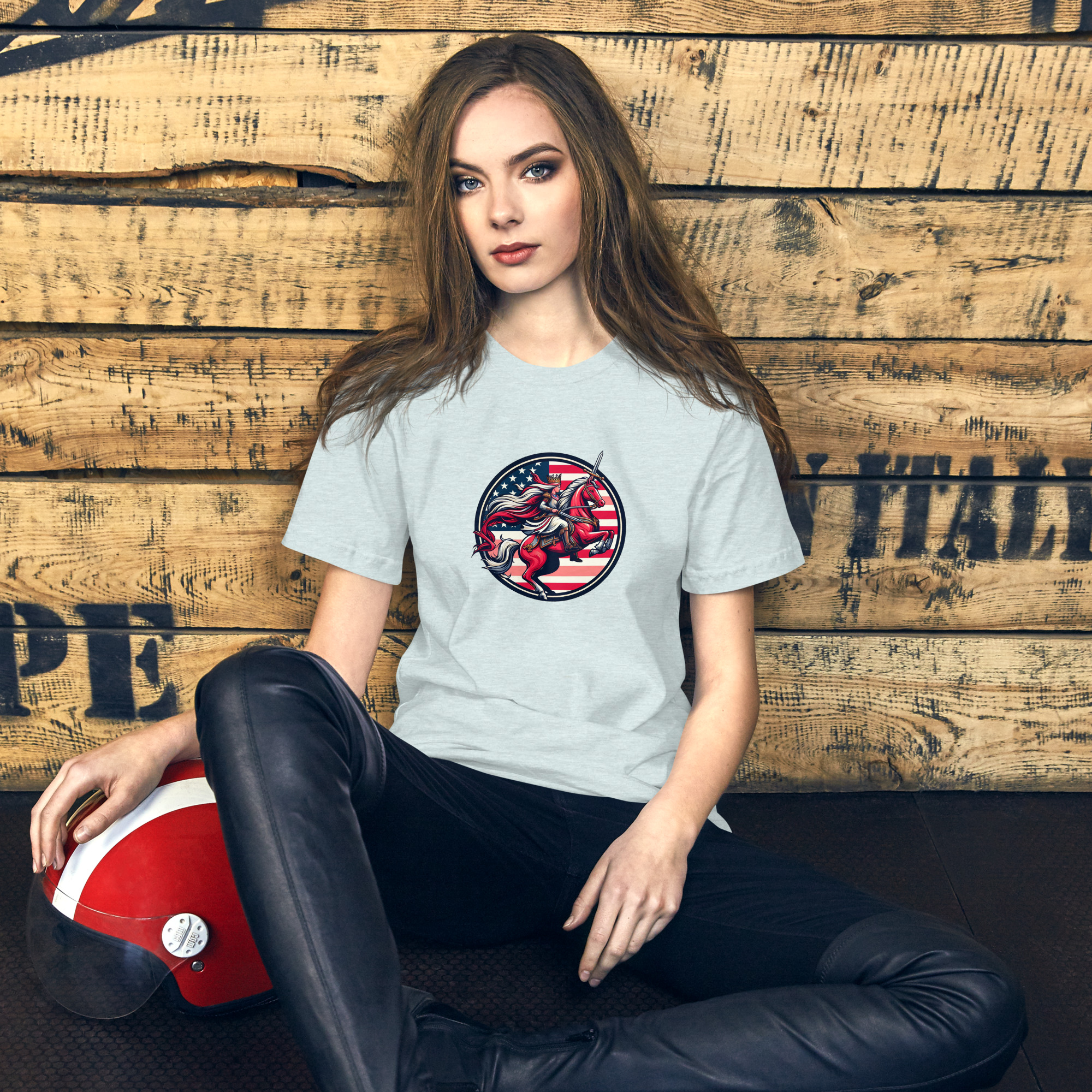 Camiseta de manga corta unisex con logo de Imperio Ariana estampado. - Imagen 6