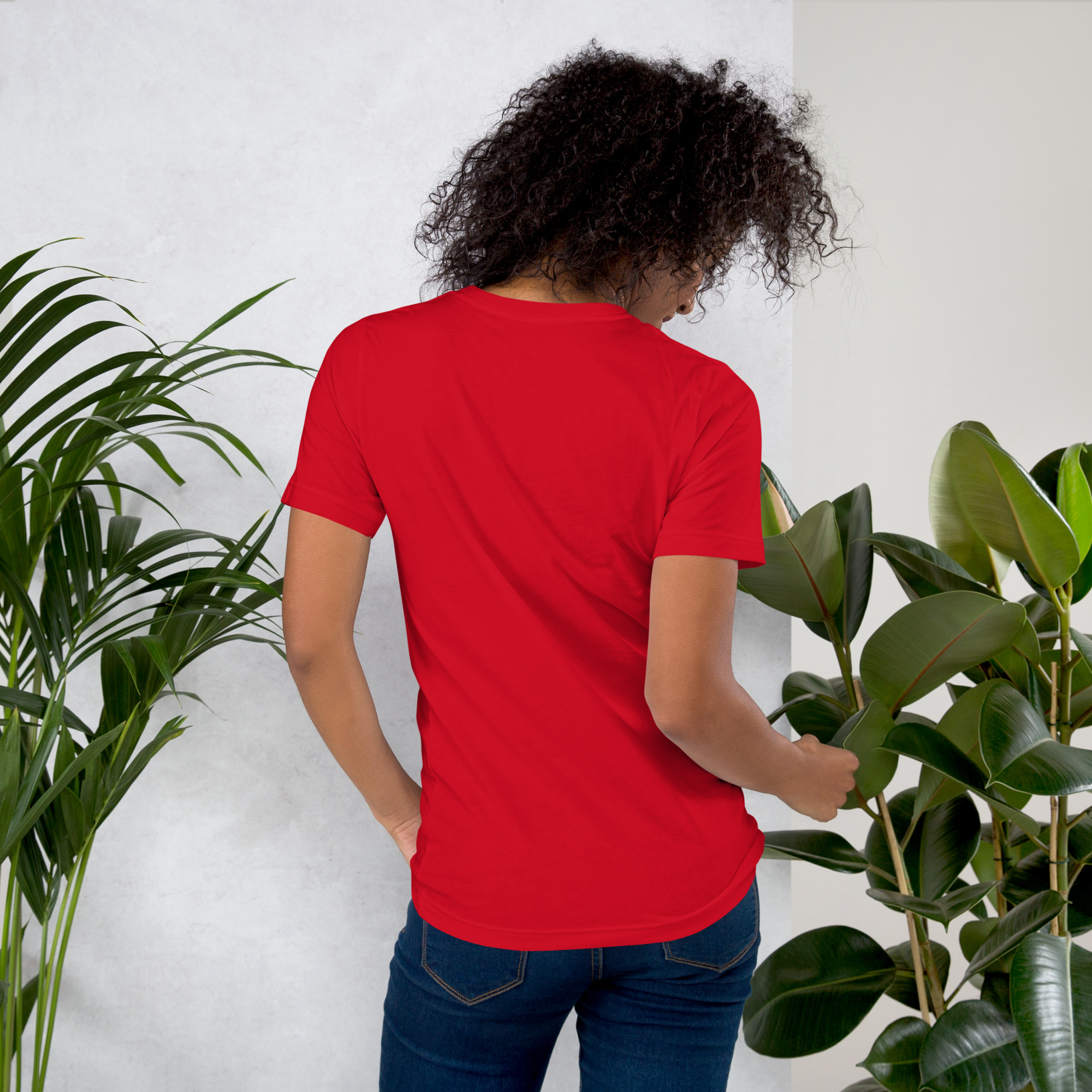 Camiseta de manga corta unisex con logo de Imperio Angèle estampado. - Imagen 6