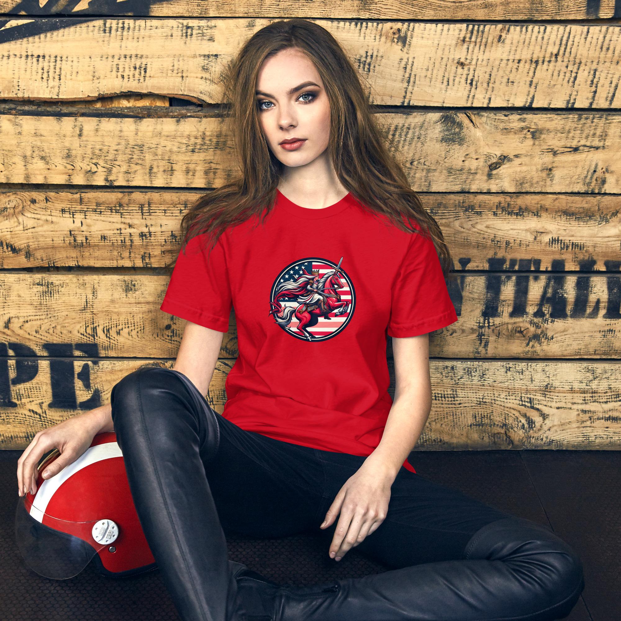 Camiseta de manga corta unisex con logo de Imperio Ariana estampado. - Imagen 2