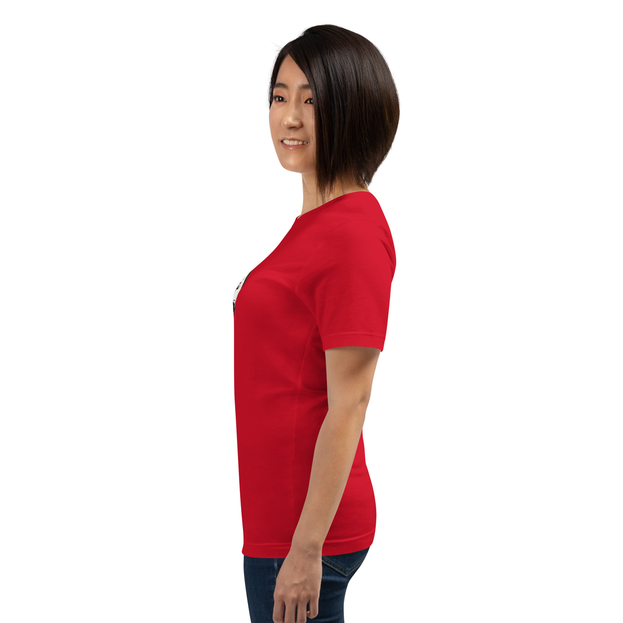 Camiseta de manga corta unisex con logo de Imperio Rosalía estampado. - Imagen 9
