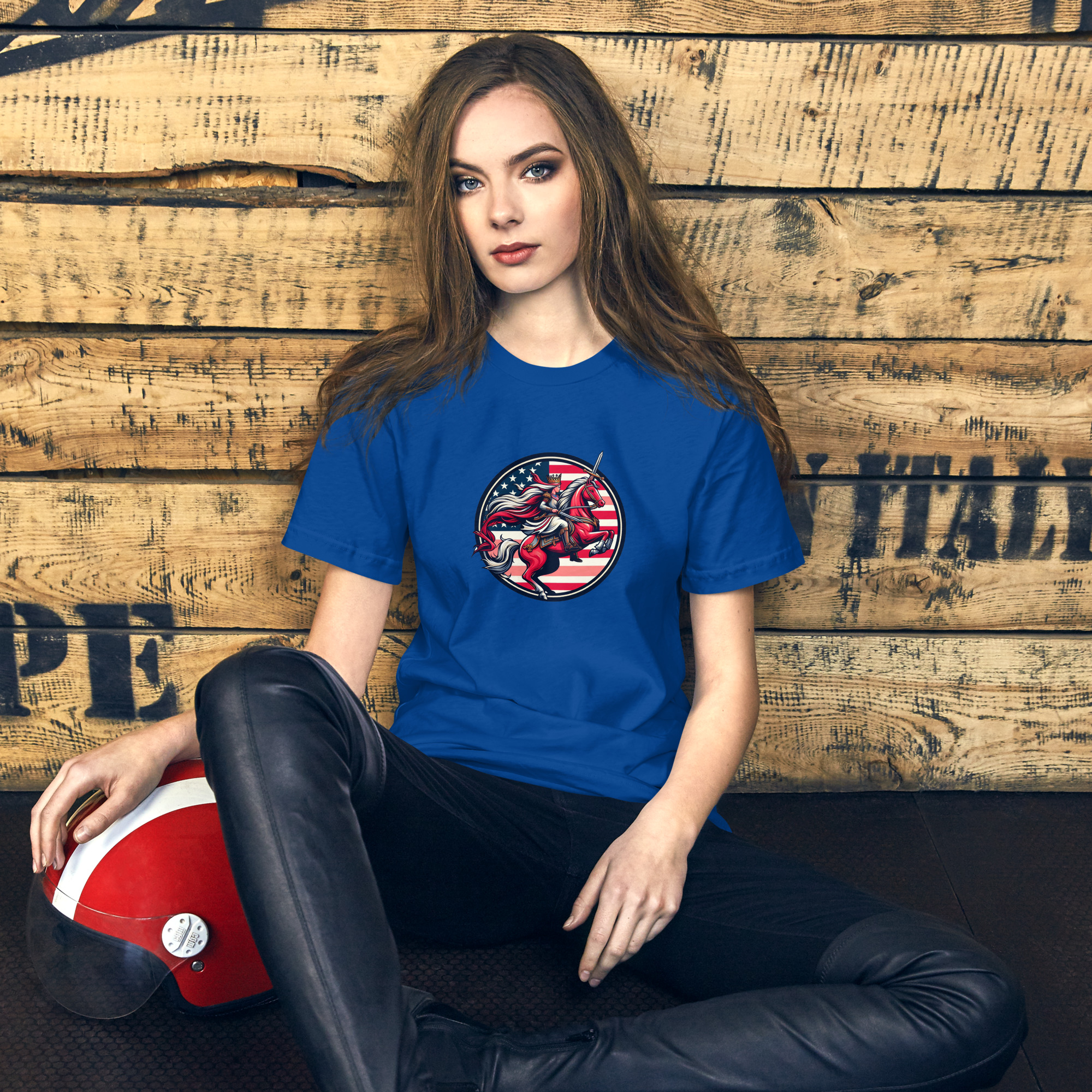 Camiseta de manga corta unisex con logo de Imperio Ariana estampado. - Imagen 3