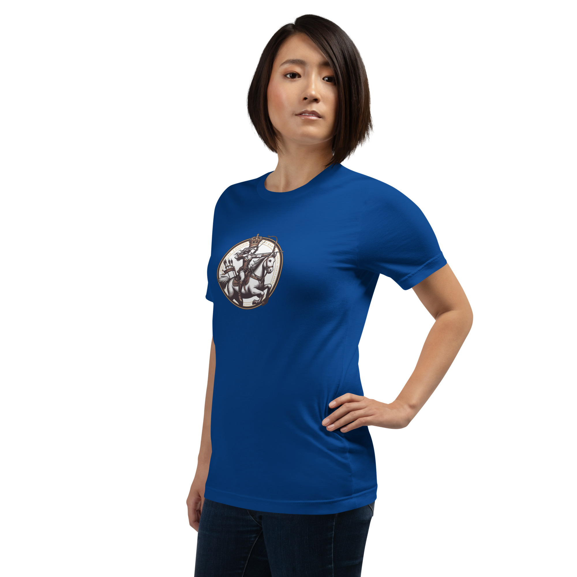 Camiseta de manga corta unisex con logo de Imperio Rosalía estampado. - Imagen 16