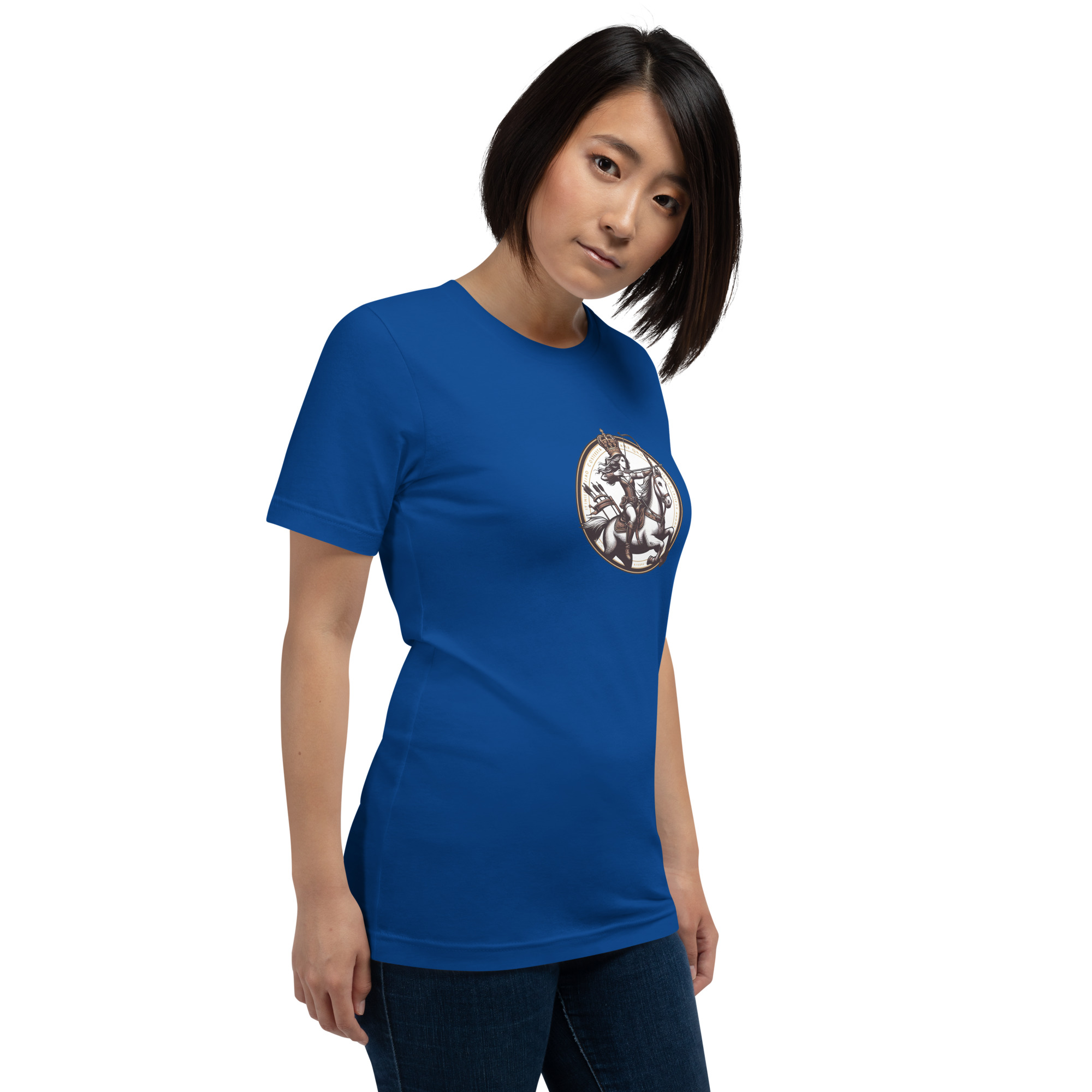 Camiseta de manga corta unisex con logo de Imperio Rosalía estampado. - Imagen 18