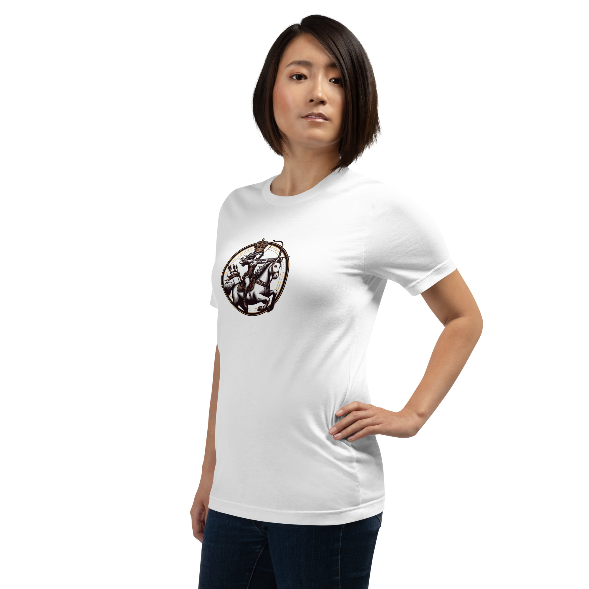 Camiseta de manga corta unisex con logo de Imperio Rosalía estampado. - Imagen 28