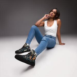 Zapatillas de lona de caña alta para mujer BlinkLand