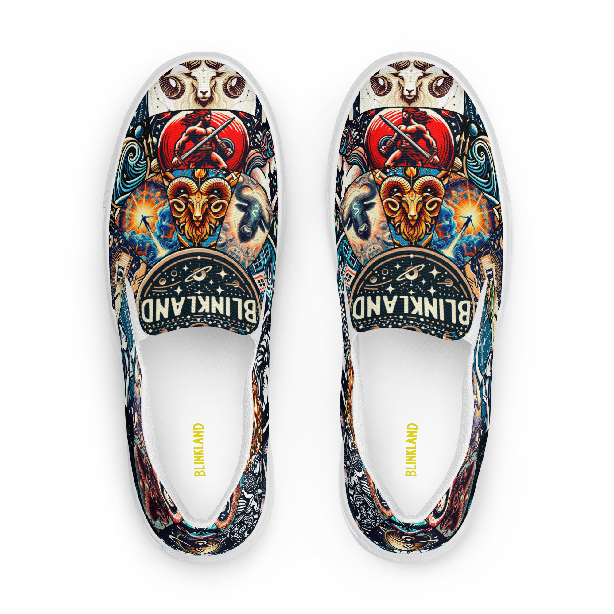 Zapatillas de lona sin cordones para mujer BlinkLand "Mantra" - Imagen 2