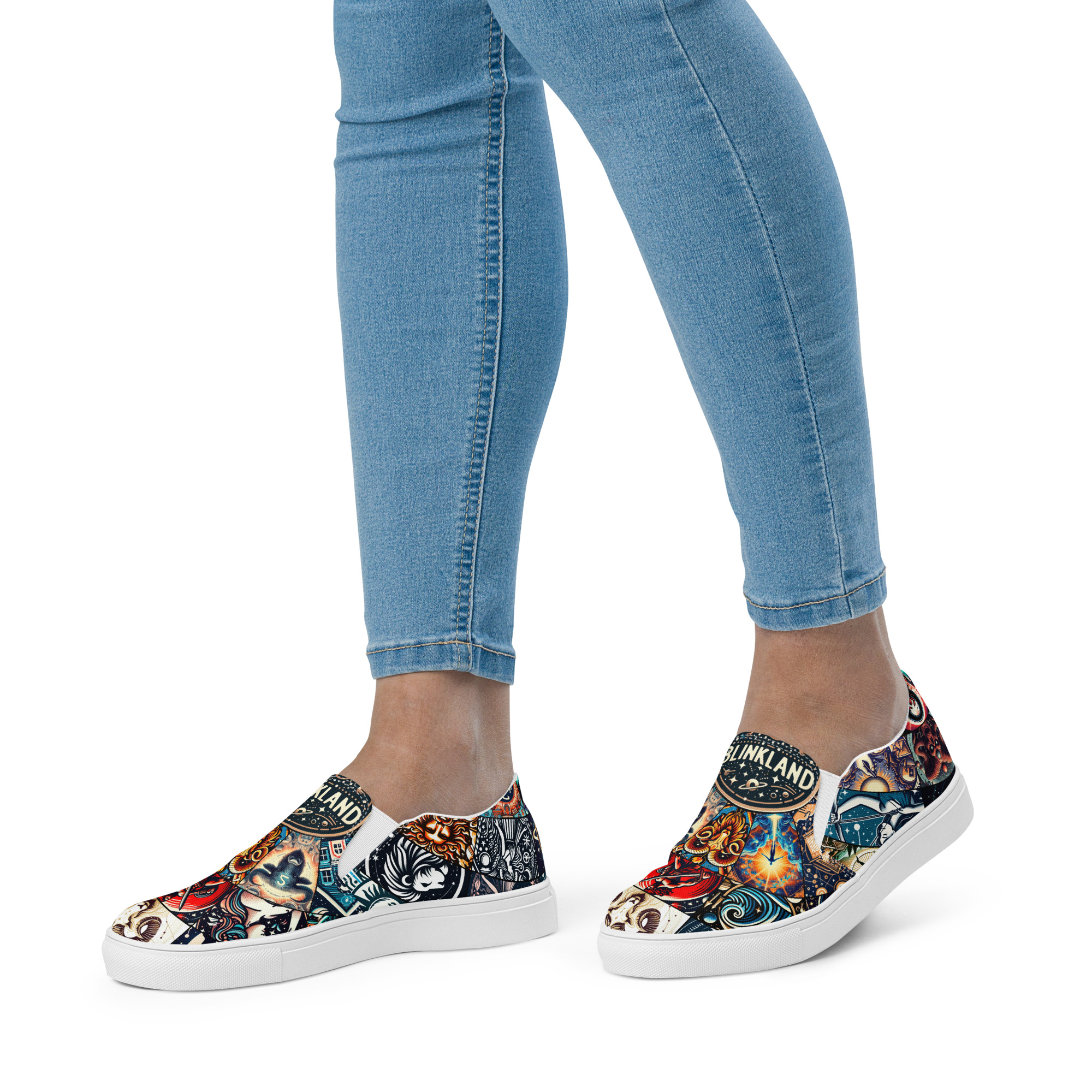 Zapatillas de lona sin cordones para mujer BlinkLand "Mantra" - Imagen 5