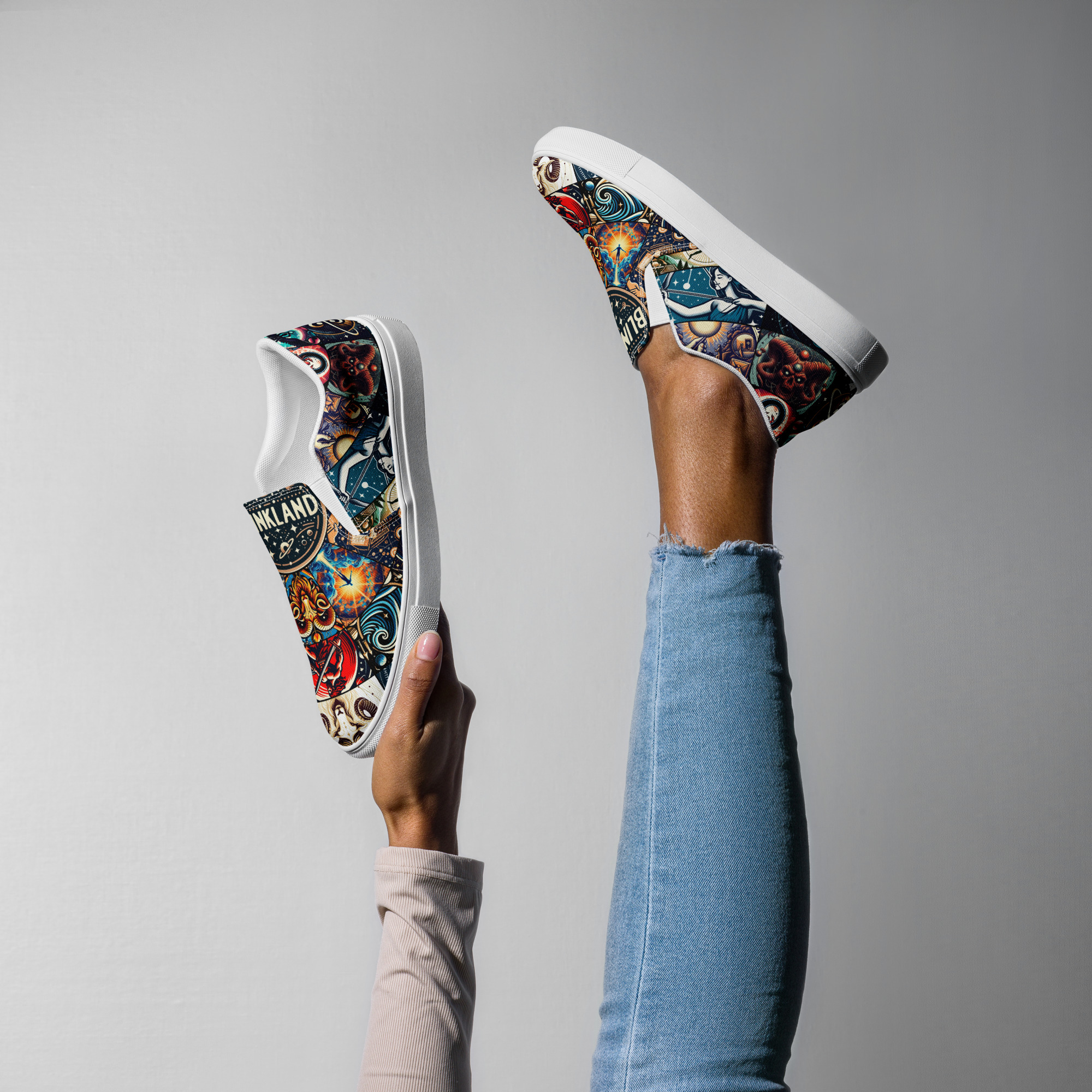 Zapatillas de lona sin cordones para mujer BlinkLand "Mantra" - Imagen 6